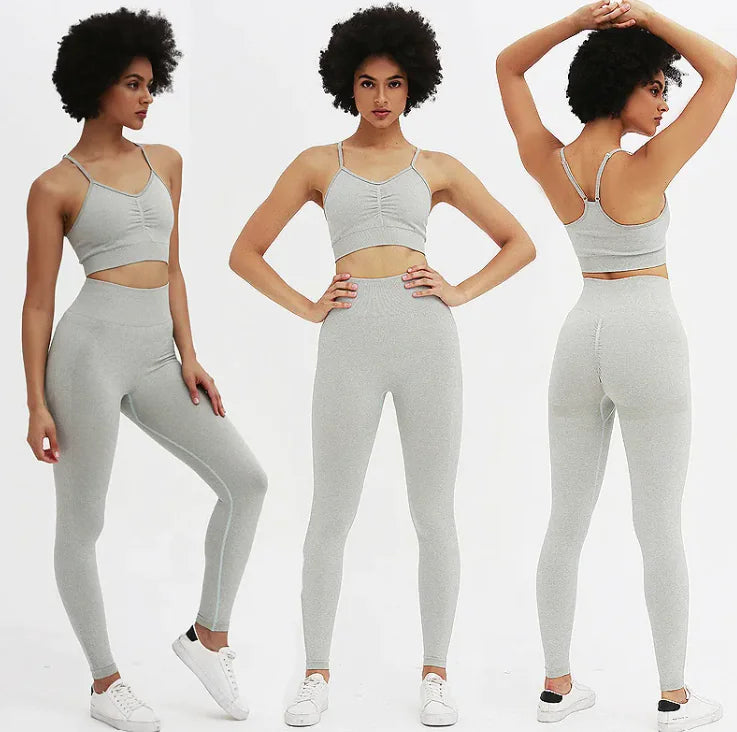 Women's High Wasted Leggings Set - EssentialEssentials1