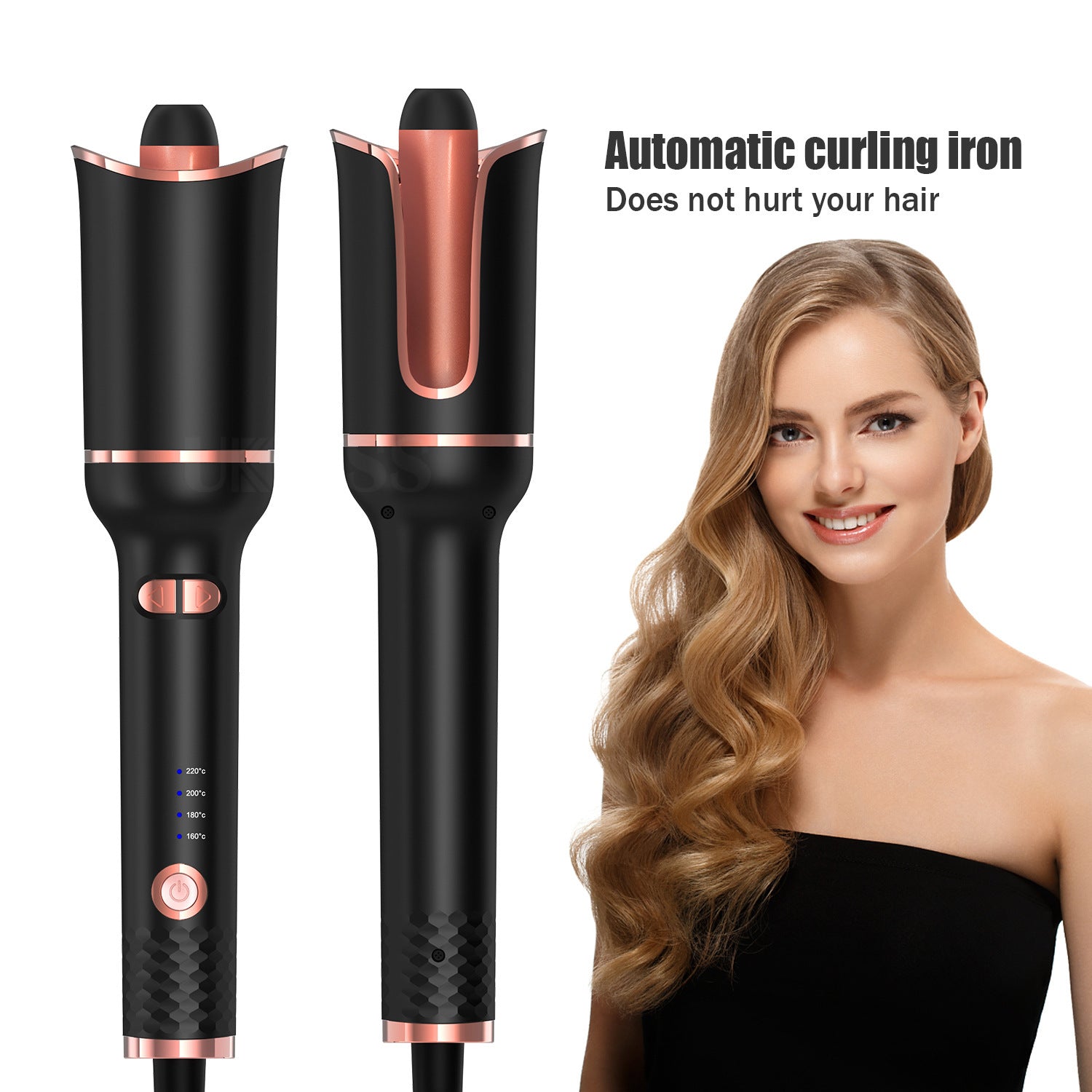 Cordless Automatic Hair Curler - EssentialEssentials1