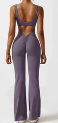 Seamless Hollow Yoga Bodysuit - Women's Casual Activewear - EssentialEssentials1