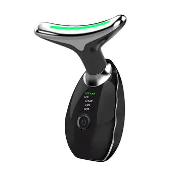 Beauty Facial Massager, 7 Color Wavy Acne Beauty Microcurrent Facial Device Skin Firming for Face Neck Beauty Device, - EssentialEssentials1