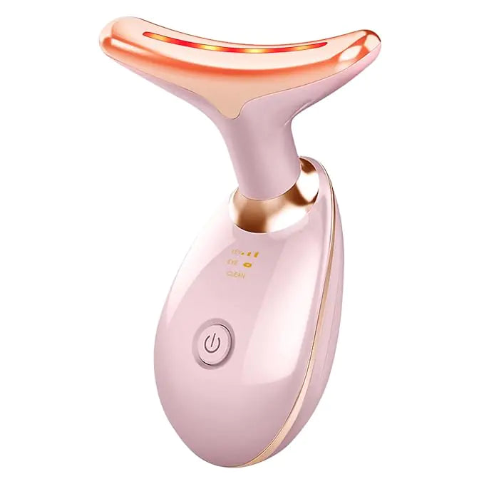 Beauty Facial Massager, 7 Color Wavy Acne Beauty Microcurrent Facial Device Skin Firming for Face Neck Beauty Device, - EssentialEssentials1