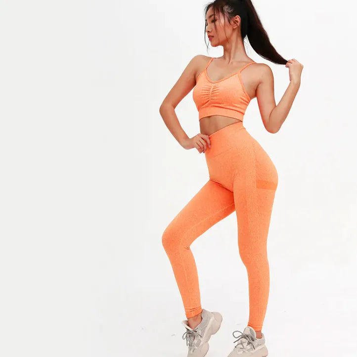Women's High Wasted Leggings Set - EssentialEssentials1